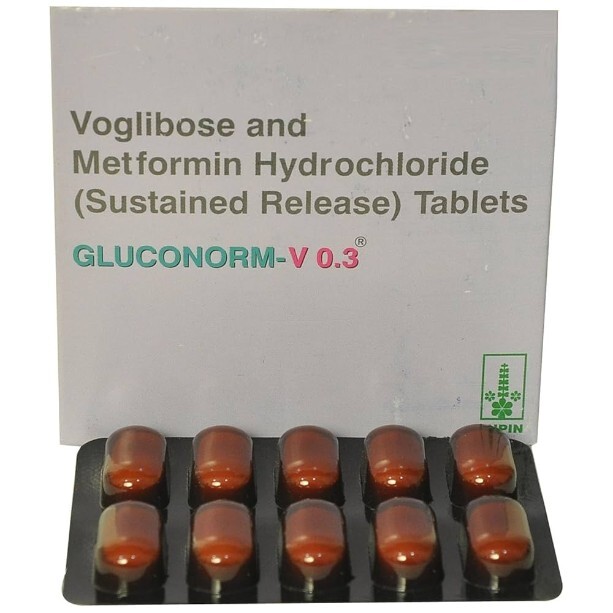 GLUCONORM V 0.3MG TABLET