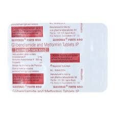 GLUCORED FORTE 850MG TABLET