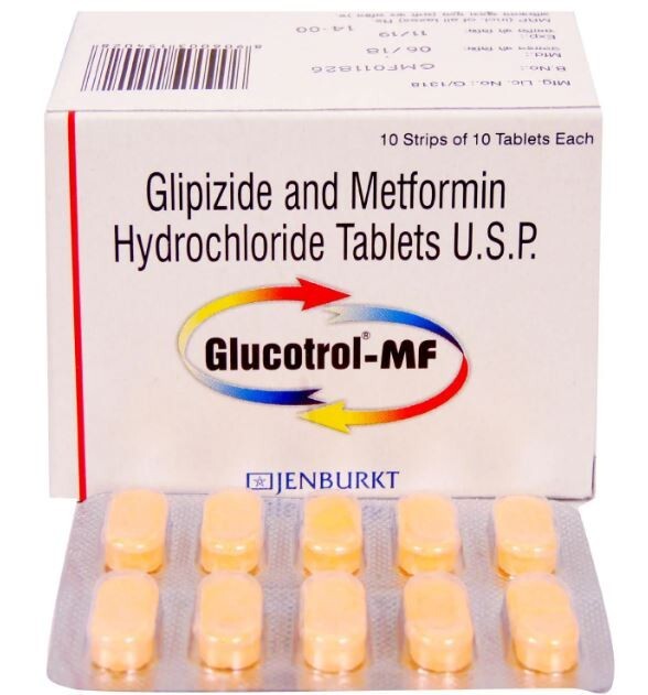 GLUCOTROL MF 5MG/500MG TABLET