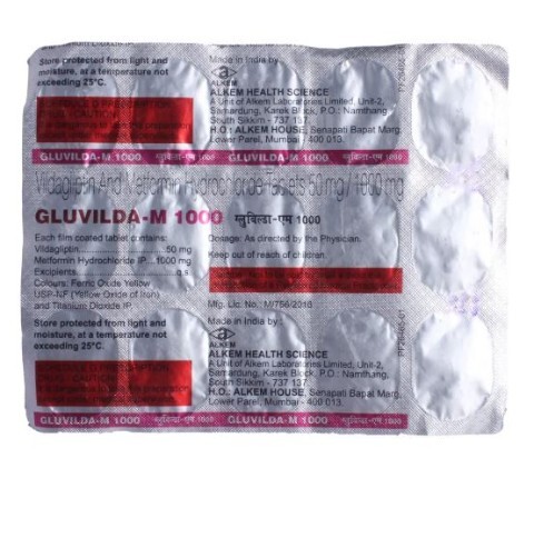 GLUVILDA M 1000MG TAB