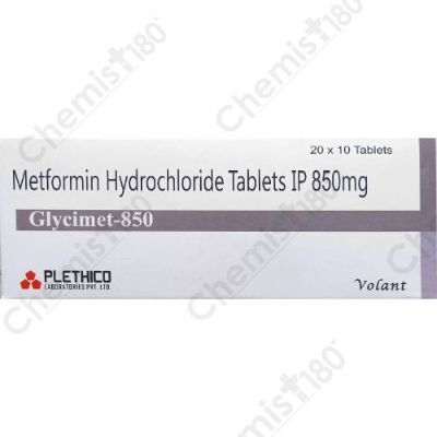 GLYCIMET 850MG TABLET