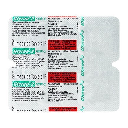 GLYREE 2MG TABLET