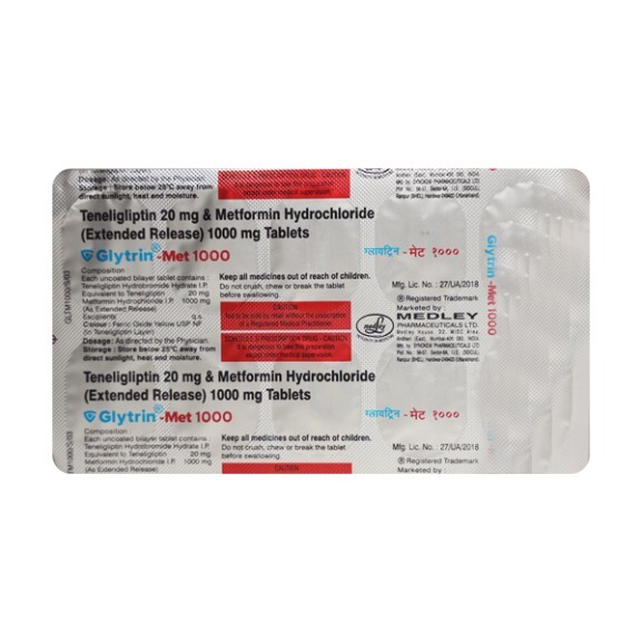 GLYTRIN MET 1000MG TAB