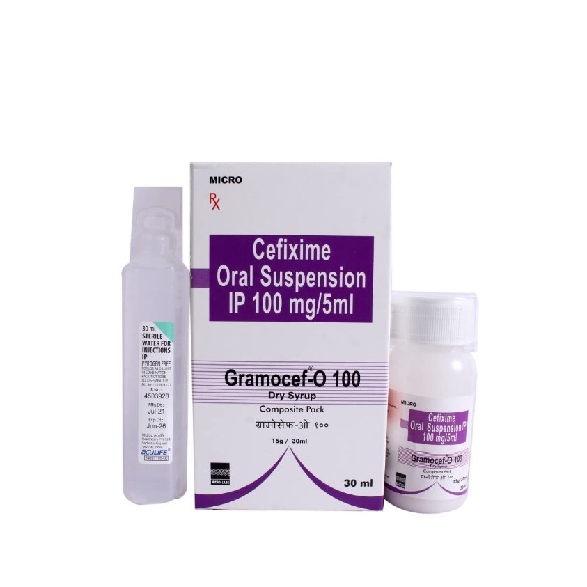 GRAMOCEF O 100MG SUSPENSION 30ML