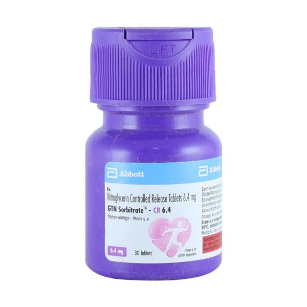 GTN SORBITRATE CR 6.4MG TABLET