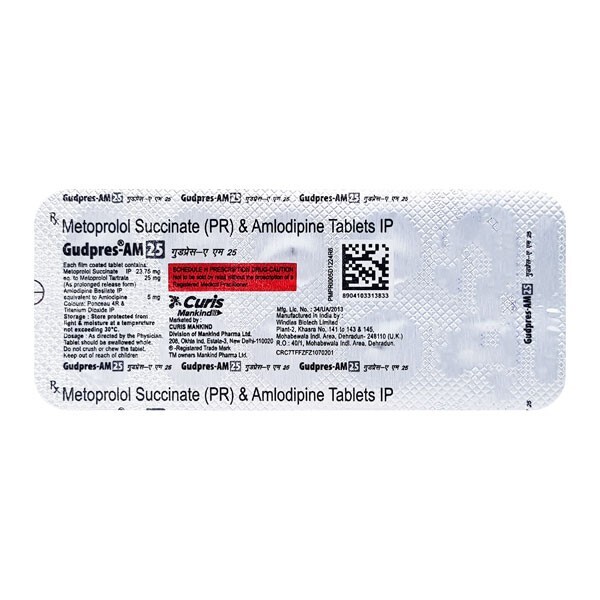 GUDPRES AM 25MG TABLET