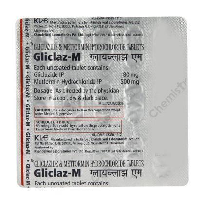 GLICLAZ M TAB