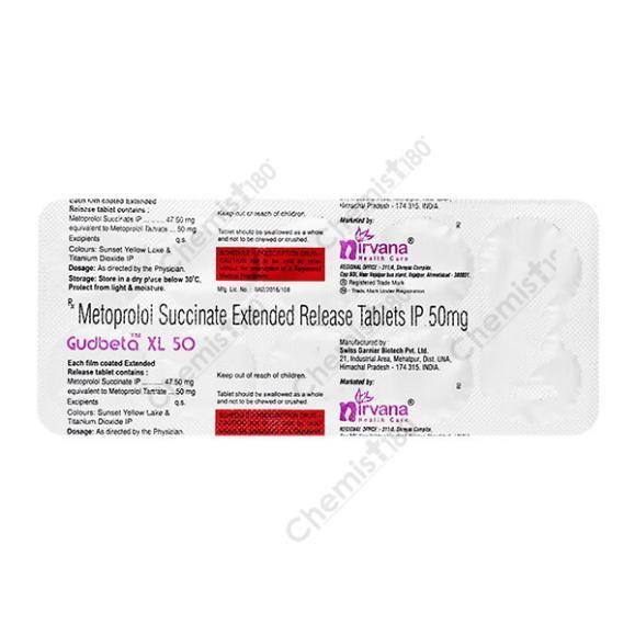 GUDBETA XL 50MG TABLET