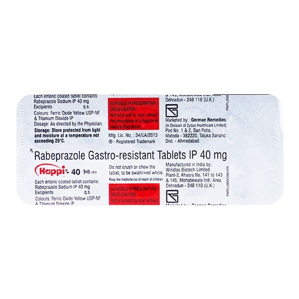 HAPPI 40MG TABLET