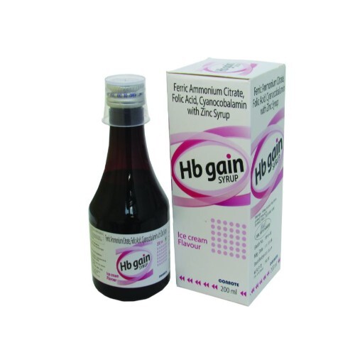 HB GAIN SYRUP 200ML