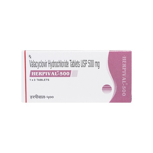 HERPIVAL 500MG TABLET