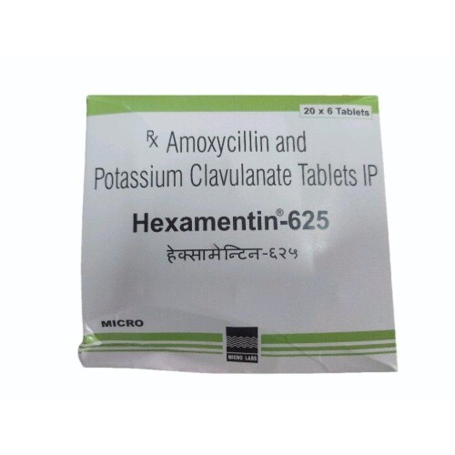 HEXAMENTIN 625MG TABLET