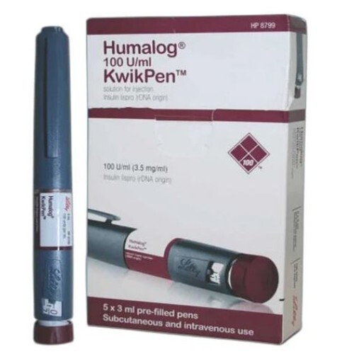 HUMALOG KWIKPEN LISPRO 100IU