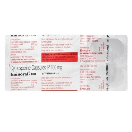 IMINORAL 100MG CAPSULE