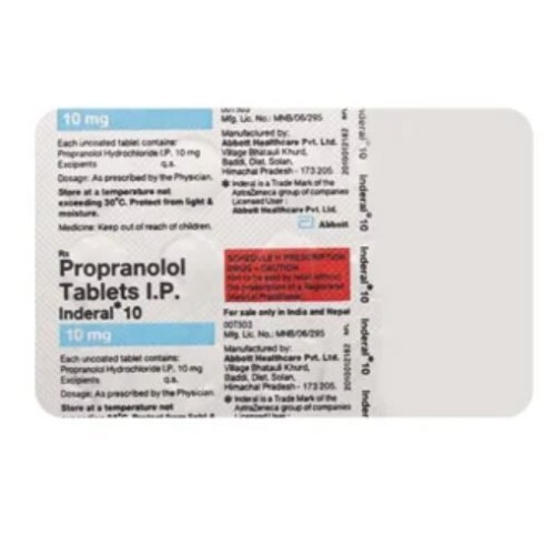 Inderal tabl 10 mg