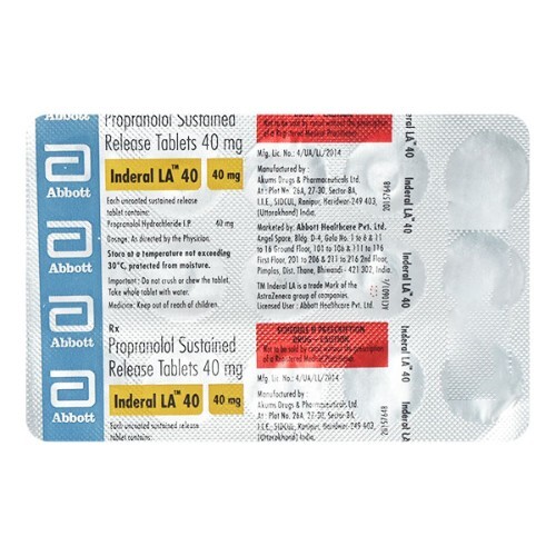 INDERAL LA 40MG TABLET