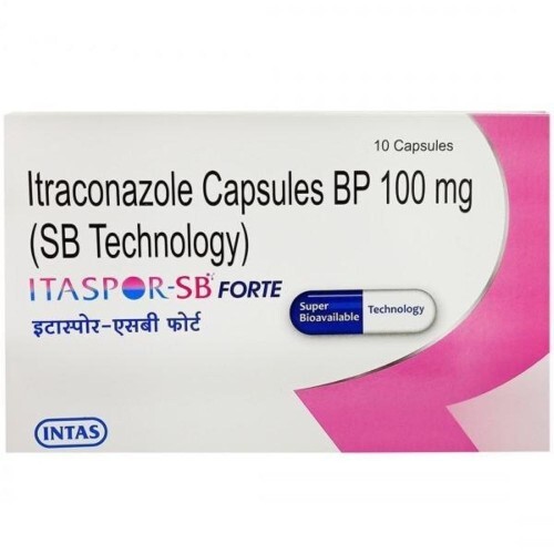 ITASPOR SB FORTE 100MG CAPSULE