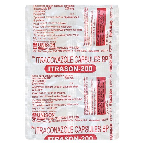 ITRASON 200MG CAPSULE