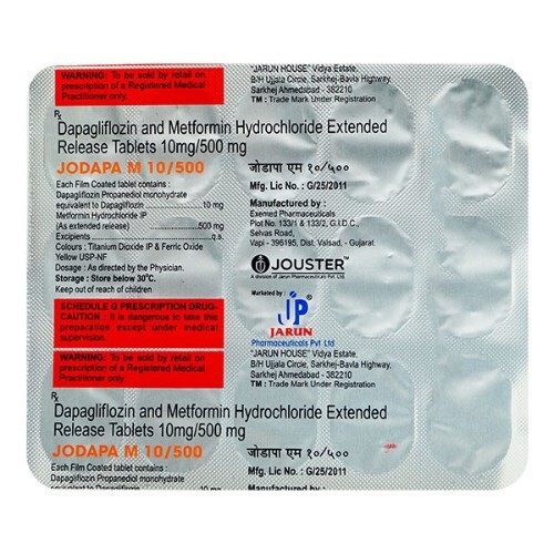 JODAPA M 10MG/500MG TABLET