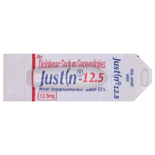 JUSTIN 12.5 MG SUPPOSITORY