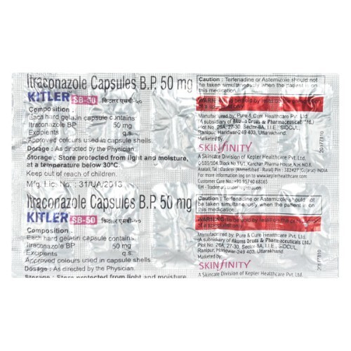 KITLER SB 50MG CAPSULE