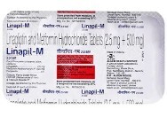 LINAPIL M 2.5MG/500MG TABLET