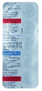 LINATIN D 10MG/5MG TABLET