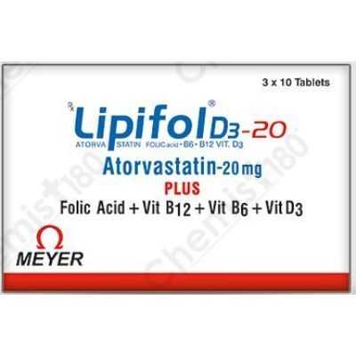 LIPIFOL D3 20MG TAB