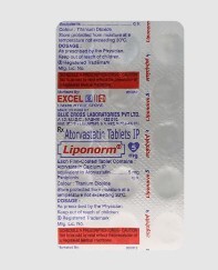 LIPONORM 5MG TABLET