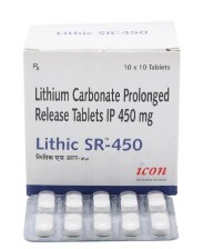 LITHIC SR 450MG TABLET