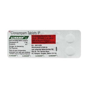 LONAZEP 1MG TABLET