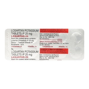 LOSARTAS 25MG TABLET