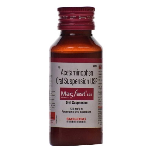 MACFAST 125MG SUSPENSION 60ML