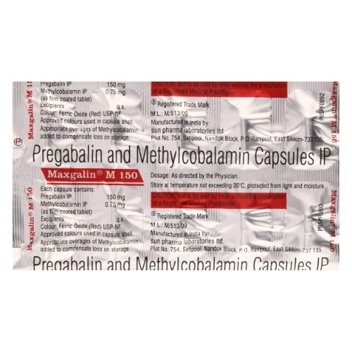 MAXGALIN M 150MG CAPSULE