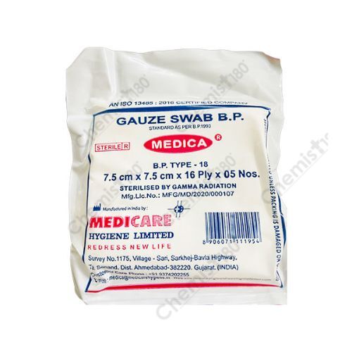 MEDICA GAUZE SWAB(7.5*7.5)