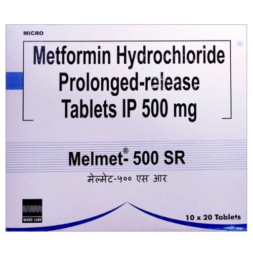 MELMET SR 500MG TABLET