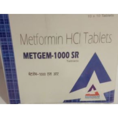 METGEM SR 1000MG TABLET