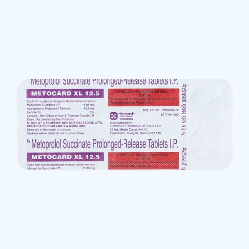 METOCARD XL 12.5MG TABLET