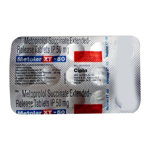 METOLAR XT 50 MG TABLET