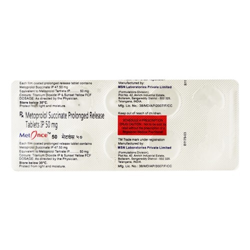 METONCE 50MG TABLET