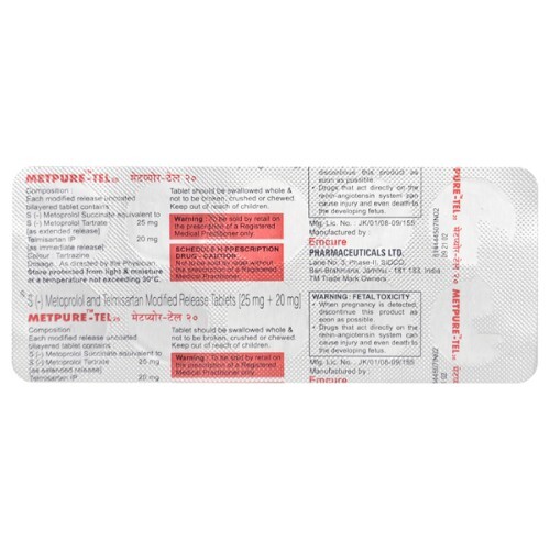 METPURE TEL 20MG TABLET