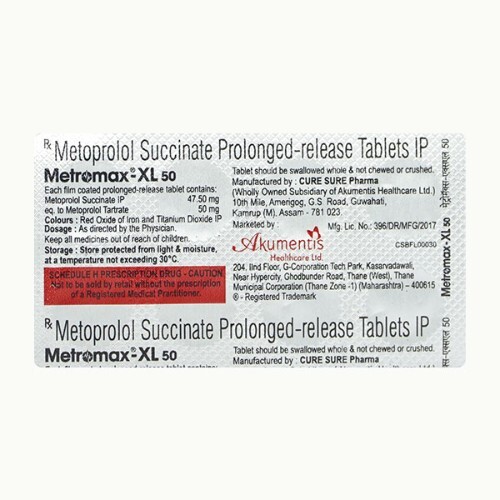 METROMAX XL 50MG TABLET