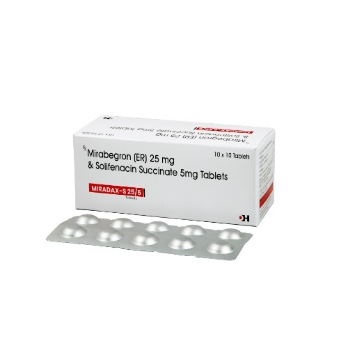 MIRADAX S 25/5MG TABLET