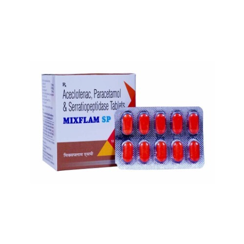 MIXFLAM SP 100MG/325MG/15MG TABLET