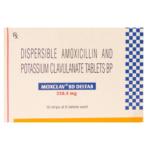 MOXCLAV BD DISTAB 228.5MG TABLET