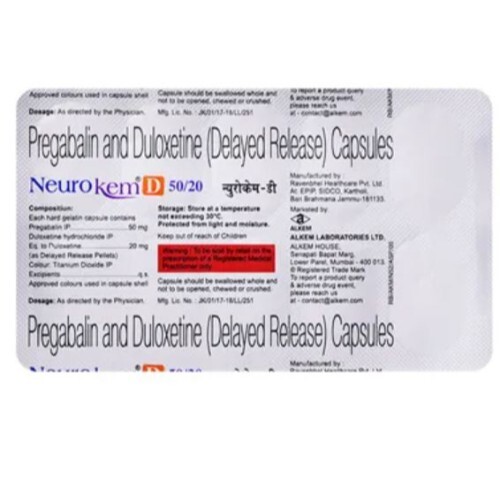 NEUROKEM D 50MG/20MG CAPSULE