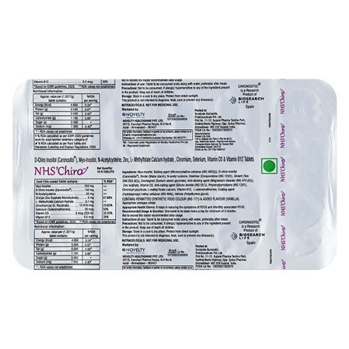 NHS CHIRO TABLET