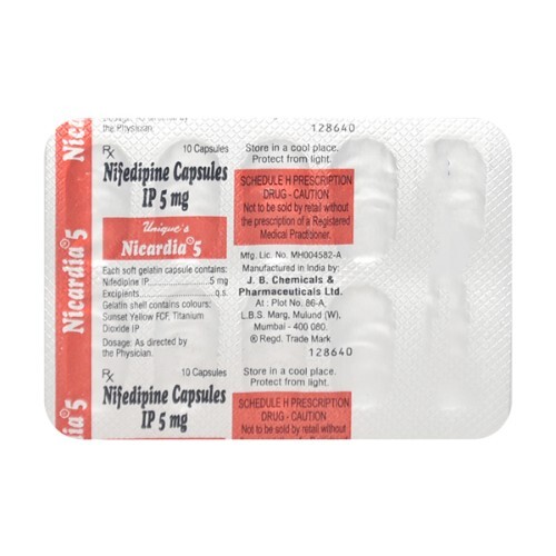 NICARDIA 5MG CAP