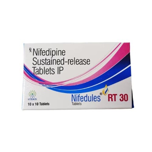 NIFEDULES RT 30MG TABLET