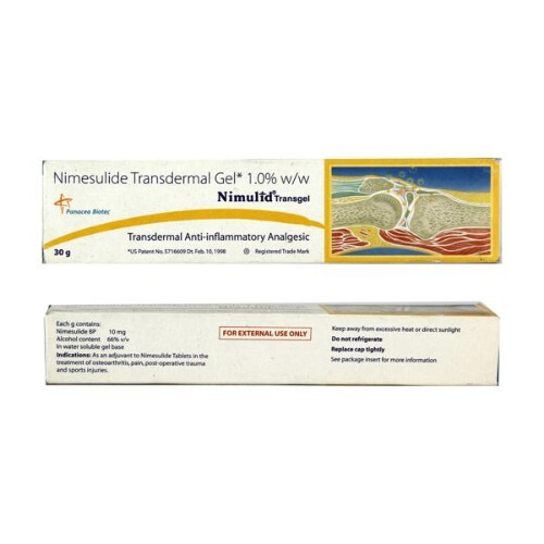 NIMULID TRANSGEL 30GM GEL